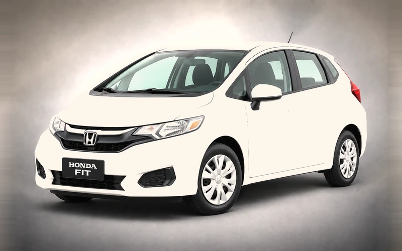 Honda Fit, önden çeyrek açı