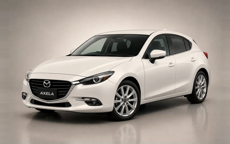 Mazda Axela, önden çeyrek açı