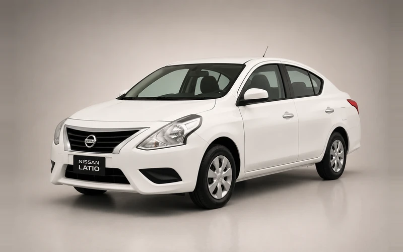 Nissan Latio, önden çeyrek açı