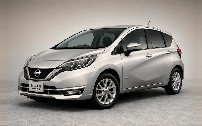Nissan Note Hybrid, önden çeyrek açı