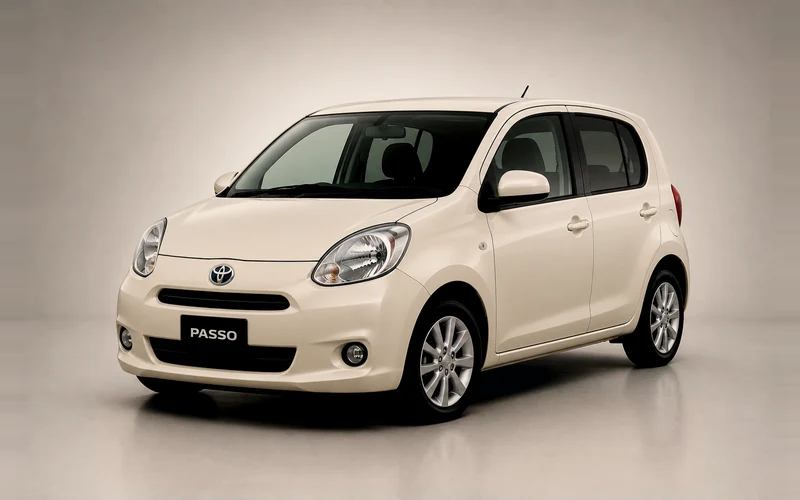 Toyota Passo, önden çeyrek açı