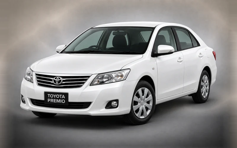 Toyota Premio, önden çeyrek açı