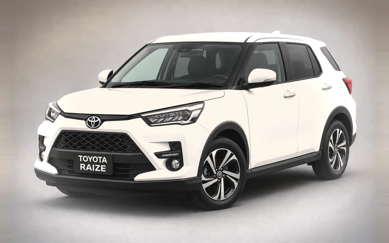 Toyota Raize, önden çeyrek açı