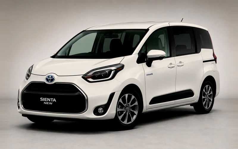 Toyota Sienta New, önden çeyrek açı